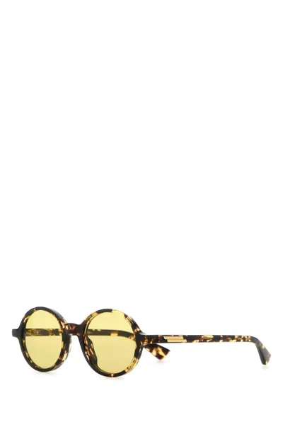 Bottega Veneta Sunglasses In Yellow
