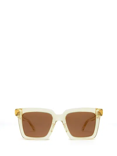 Bottega Veneta Sunglasses In Beige