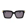 Bottega Veneta Eyewear Square Frame Sunglasses In Black
