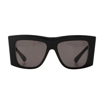 Bottega Veneta Black Visor Sunglasses In 001 Black