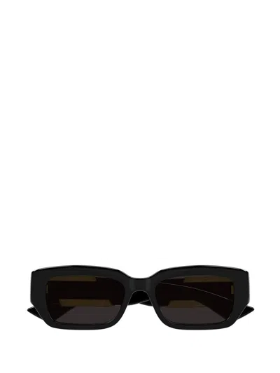 Bottega Veneta Bv1406s Linea Ribbon Sunglasses In Black