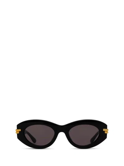 Bottega Veneta Black Acetate Sunglasses