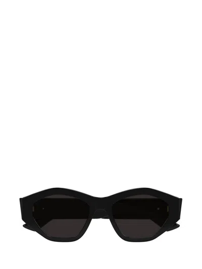 Bottega Veneta Classic Acetate Geometric Sunglasses In Black