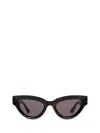 Bottega Veneta Cat-eye Acetate Sunglasses In Black