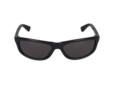 Bottega Veneta Bv1147s Squared Acetate Sunglasses In Black