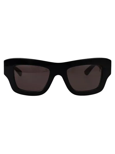 Bottega Veneta Bv1291s Sunglasses In 001 Black Black Grey