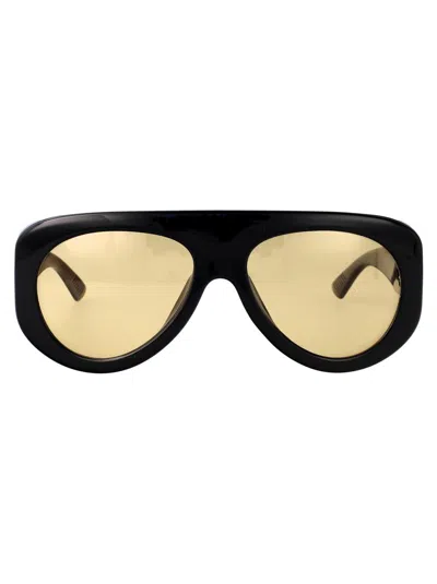 Bottega Veneta Bv1362s005-black-black-orange In Brown