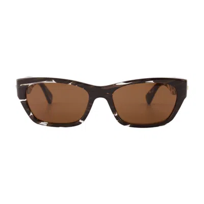 Bottega Veneta Sunglasses In Brown