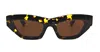 Bottega Veneta Dramatic Acetate Cat-eye Sunglasses In Havana