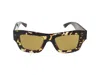Bottega Veneta Acetate Havana Sunglasses In Brown