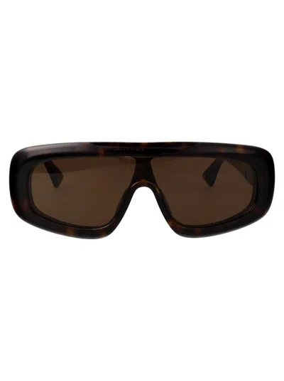 Bottega Veneta Sunglasses In Burgundy