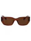 Bottega Veneta Sunglasses In Brown