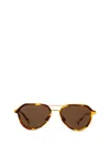 Bottega Veneta Combi Acetate Sunglasses In Brown