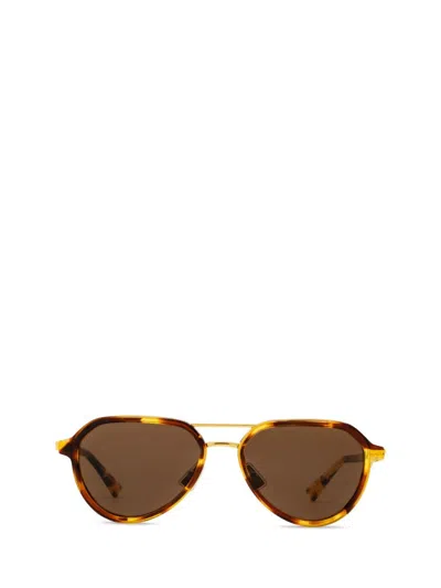 Bottega Veneta Sunglasses In Brown