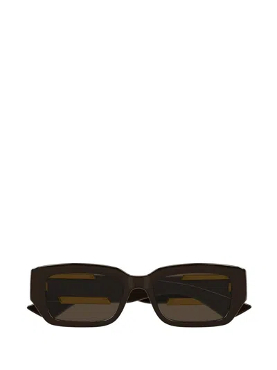 Bottega Veneta Bv1406s Linea Ribbon Sunglasses In Brown