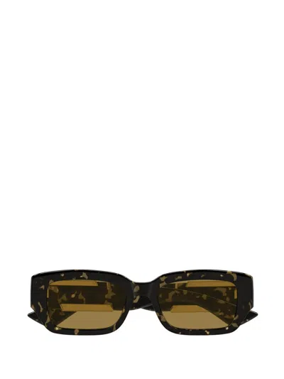 Bottega Veneta Bv1406s Linea Ribbon Sunglasses In Brown