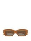 Bottega Veneta Bv1406s Linea Ribbon Sunglasses In Brown