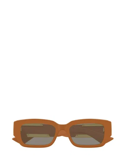 Bottega Veneta Bv1406s Linea Ribbon Sunglasses In Brown
