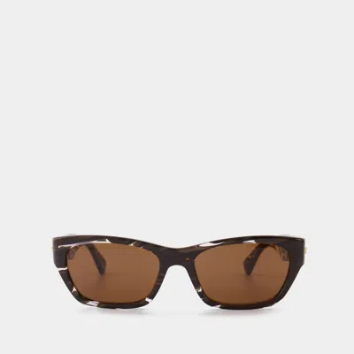 Bottega Veneta Sunglasses In Brown