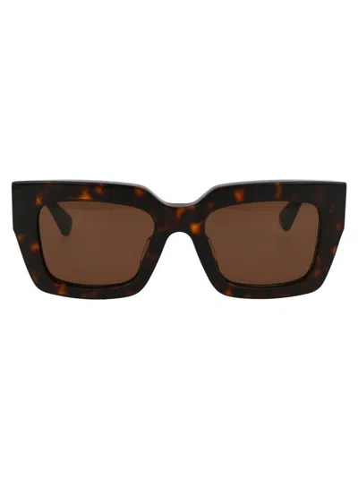 Bottega Veneta Sunglasses In Brown