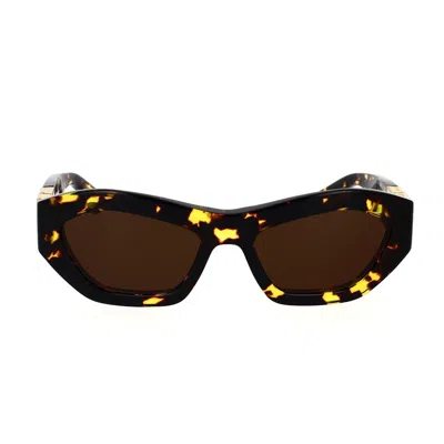 サングラス BOTTEGA VENETA Woman Sunglasses Brown BV1221S 002 Bottega Veneta BV1221S 002 Sunglasses - US
