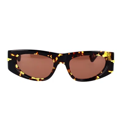 Bottega Veneta Sunglasses In Brown