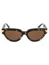 Bottega Veneta Angle Cat-eye Sunglasses