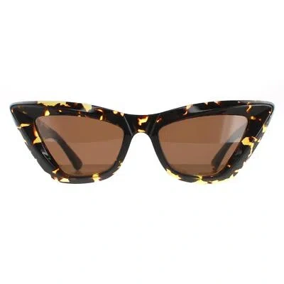 Pre-owned Bottega Veneta Sunglasses Bv1101s 002 Havana Brown