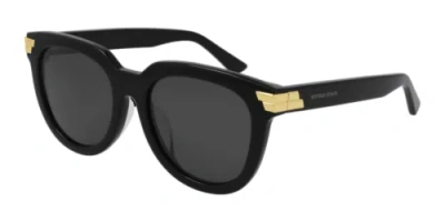 Pre-owned Bottega Veneta Sunglasses Bv1104sa-001 Black - Gold - Gray