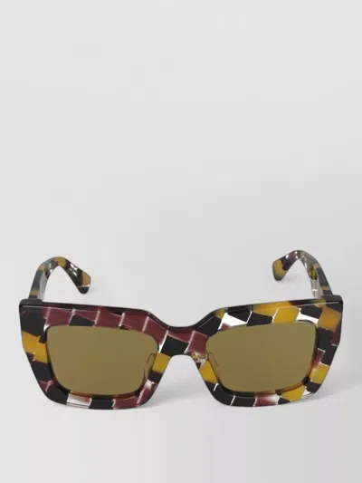Bottega Veneta Sunglasses Bv1212s Square Thick Arms In Brown