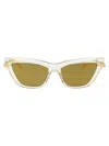 Bottega Veneta Logo Metal Alloy & Acetate Cat-eye Sunglasses