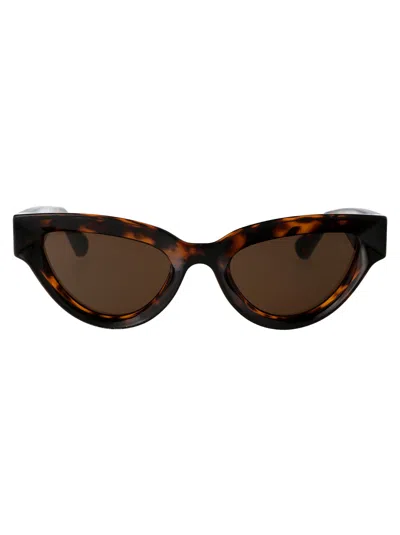 Bottega Veneta Womens Brown 6j000413 Bv1249s Cat Eye-frame Injected Sunglasses In Havana Havana Brown