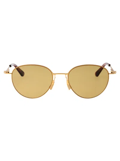 Bottega Veneta Sunglasses Bv1268 S 004 In Gold