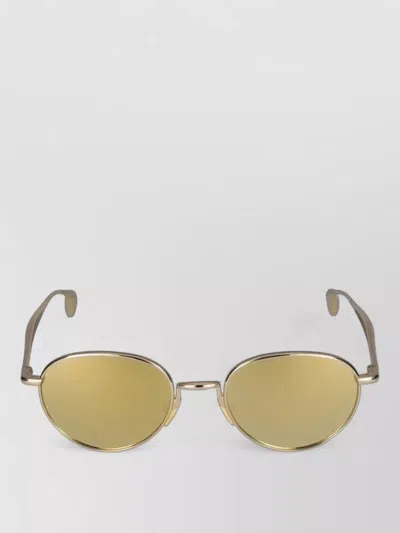 Bottega Veneta Sunglasses Bv1396s 002 Metal Frame In Gold