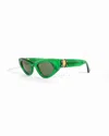 Bottega Veneta Bv1142s In Green
