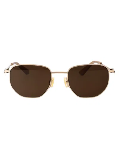 Bottega Veneta Sunglasses In Brown