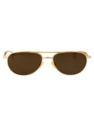 Bottega Veneta Sunglasses In Brown