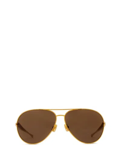 Bottega Veneta Sunglasses In Brown