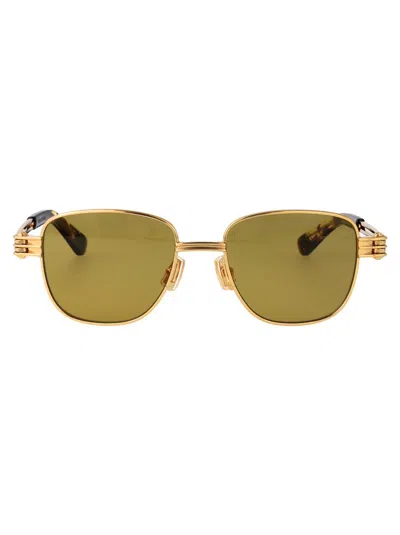Bottega Veneta Sunglasses In Gold