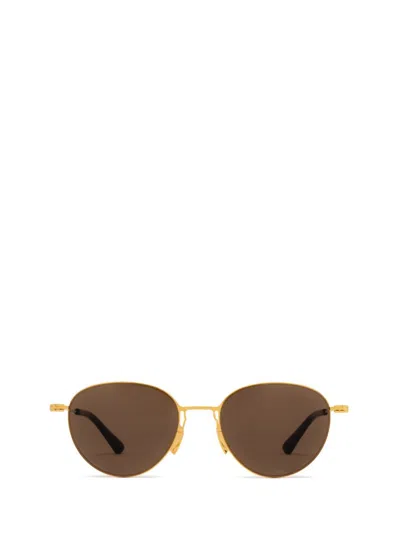 Bottega Veneta Sunglasses In Gold