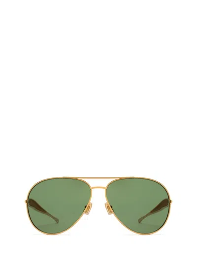 Bottega Veneta Sunglasses In Gold