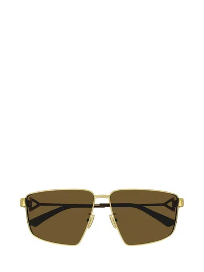 Bottega Veneta Sunglasses In Gold