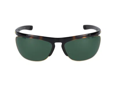 Bottega Veneta Sunglasses In Green