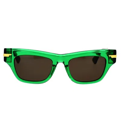 Bottega Veneta Bv1122s Sunglasses In Green