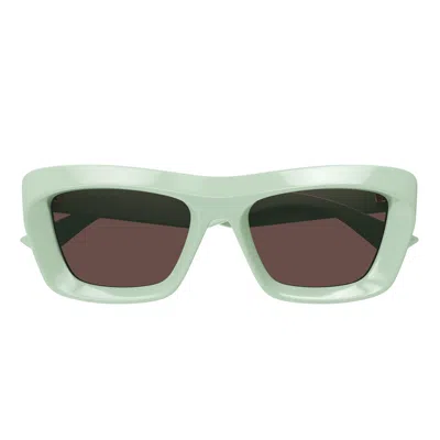 Bottega Veneta Sunglasses In Green