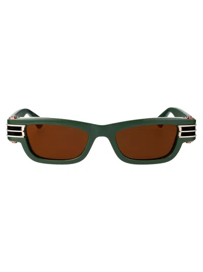 Bottega Veneta Sunglasses In Green