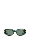 Bottega Veneta Bv1322s-003 Green-green-green In Green