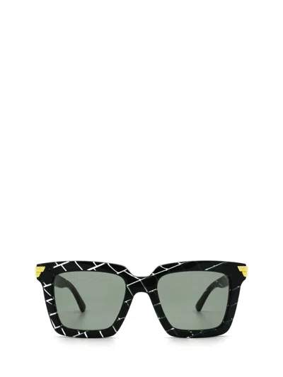 Bottega Veneta Eyewear Square Frame Sunglasses In Green