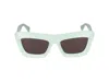Bottega Veneta Women's Acetate Green Sunglasses In Green Green Brown