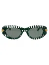 Bottega Veneta Bv1322s-003 Green-green-green In Green-green-green